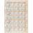 Alburgh Oriental Machine Woven Polyester Area Rug in White/Teal/Orange-1546390732