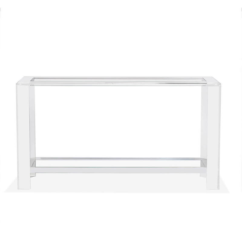 Surrey 60'' W Glass Console Table