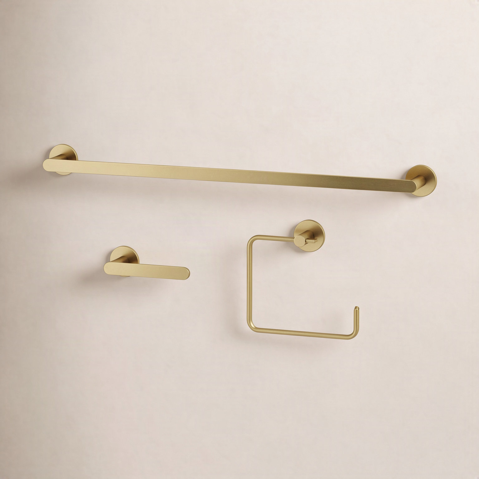Arden 3-Piece Bathroom Hardware Set, Gold