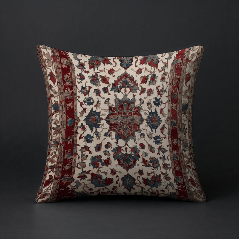 Coussin décoratif intérieur et extérieur Modern, Carré 16 po, Brun oriental 7
