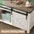 Jaquavion Coffee Table, Farmhouse Lift Top Coffee Table with Hidden Storage and Sliding Barn Door for Living Room-1919002605