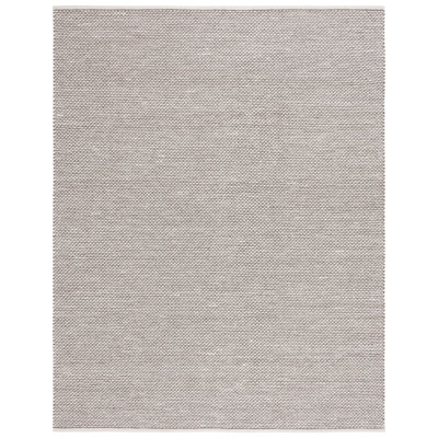 Vermont Flat Weave Wool/Cotton Rug in Brown