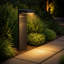 Satin Black Solar Powered Pathway Light