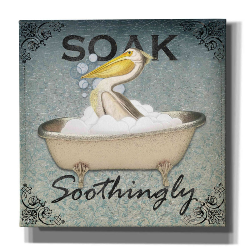 «Soak» par Karen Smith, art mural sur toile, H 37 po x l 37 po x P 1,5 po