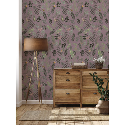 Papier peint à peler et coller Floral Nights & Moth