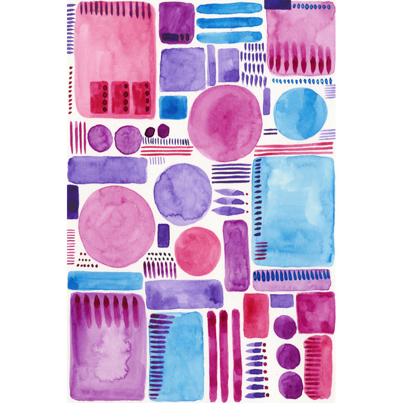 Mod Shapes I, 46cm H x 30cm W x 3.8cm D