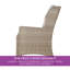 Brynlei Aluminum and Wicker Outdoor Dining Chair with Sunbrella Cushions