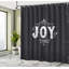 Ensemble de rideau de douche joy et crochets-44330400