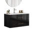 Meuble-lavabo mural noir 36 po avec lavabo 36 po-1617035653-1617035655