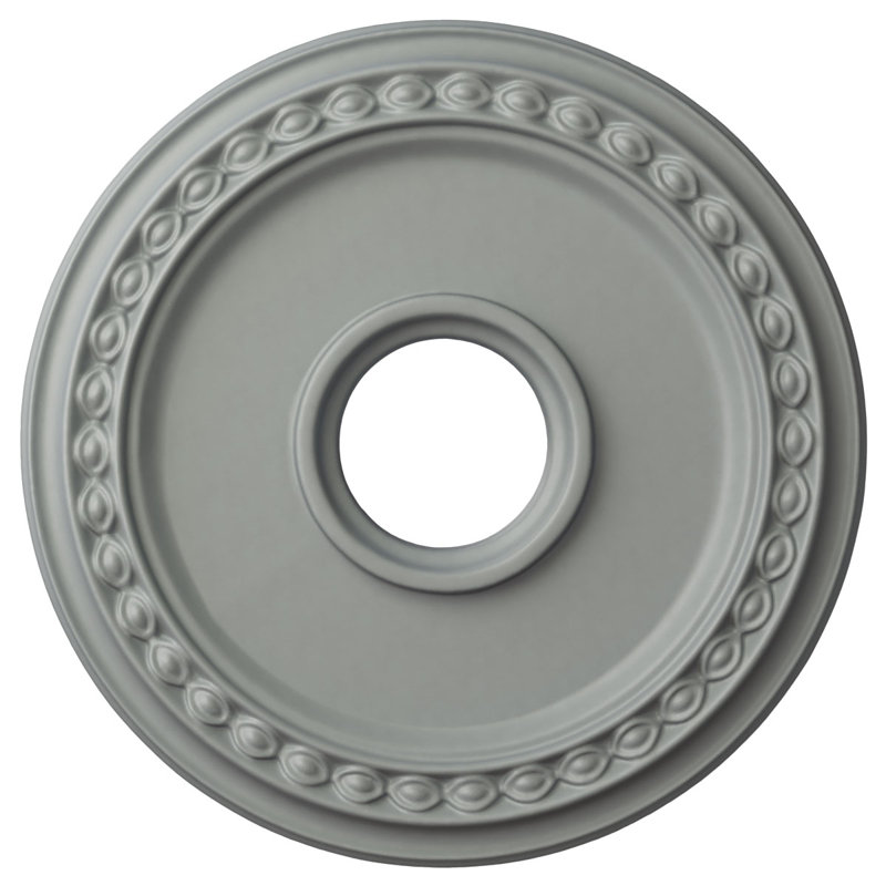 Médaillon de plafond Endyathane Remy, P 13 3/8 po x P 7/8 po, apprêté en usine