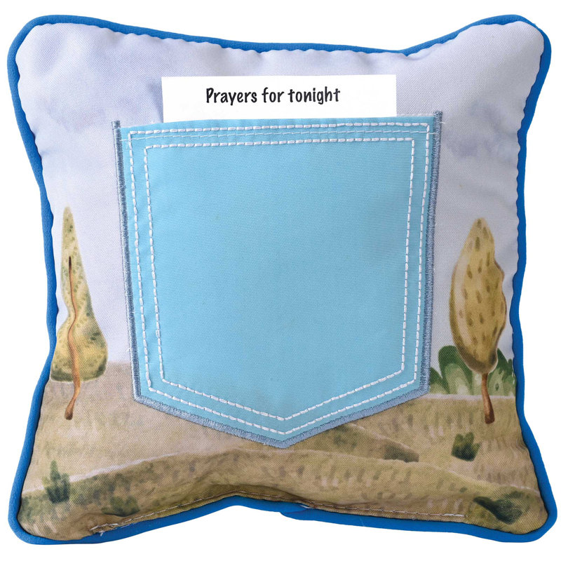 Coussin de prière «Boy God Hears My»