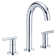 Parma 2-Handle Widespread Bathroom Faucet with Metal Touch Down Drain