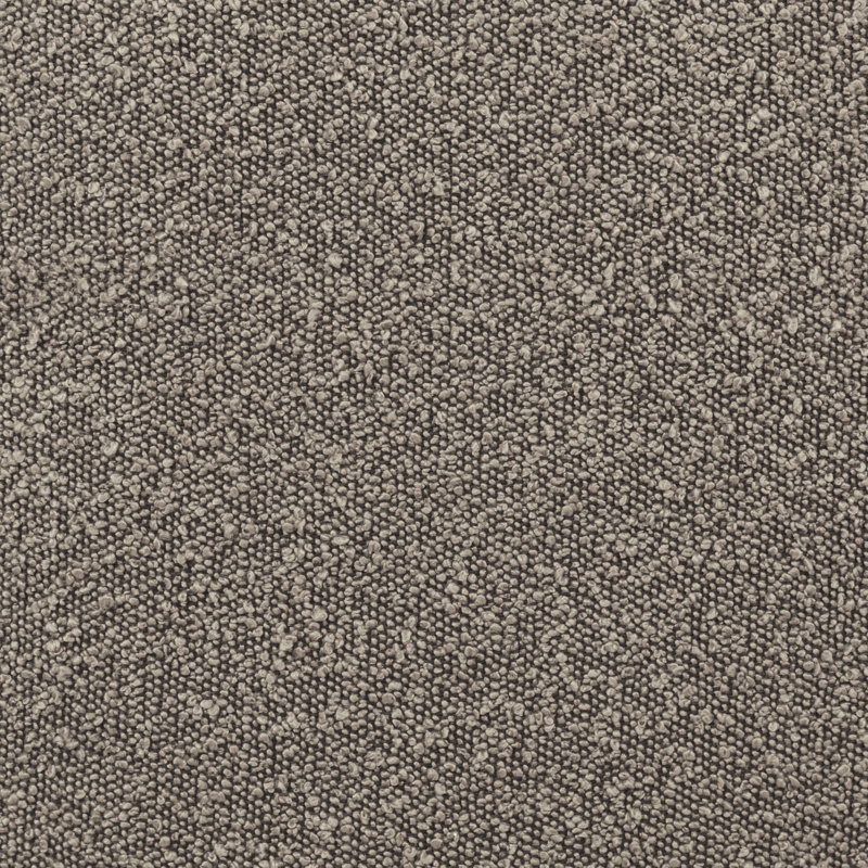 Maya Occasional Swivel Chair In Modern Silver Boucle Fabric On A Solid Wood Base, Gray