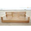 Canapé d'extérieur en teck de 84 po de largeur avec coussins Sunbrella Yesenia-1033653130