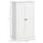 Modern Freestanding Kitchen Cabinet with 12 Door Shelves-757574032
