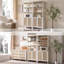 Bibliothèque en bois manufacturé avec tablettes réglables Cierrah H 68,5 "-462274381