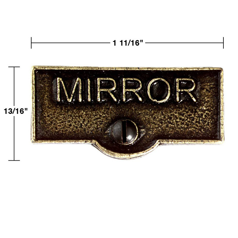 Étiquettes de nom de miroir