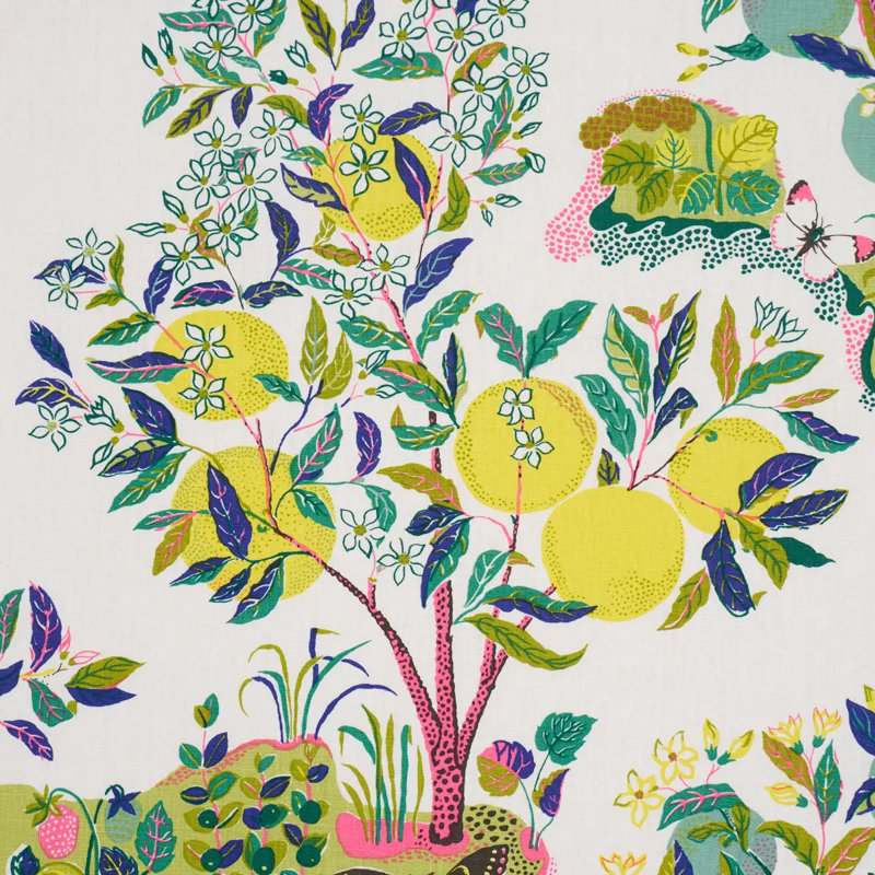 Citrus Garden Fabric, Lime