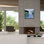  «Chauncey Creek No. 4» par Kathleen Robbins, art mural sur toile, 26 po x 26 po