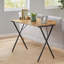 Console en bois naturel