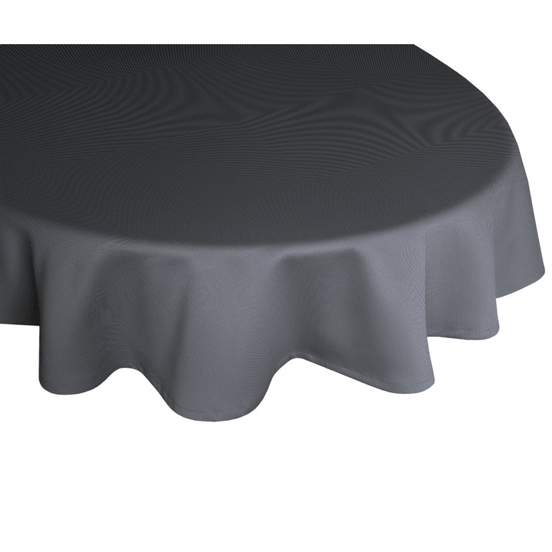 Garraway Tablecloth, 145cm W x 220cm L, Anthracite