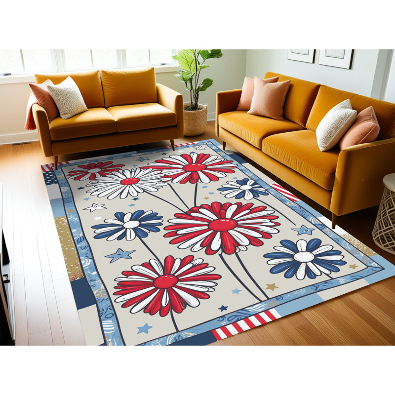 Tapis d'été Holiday The Aisle®, Rectangle 5 pi x 7 pi