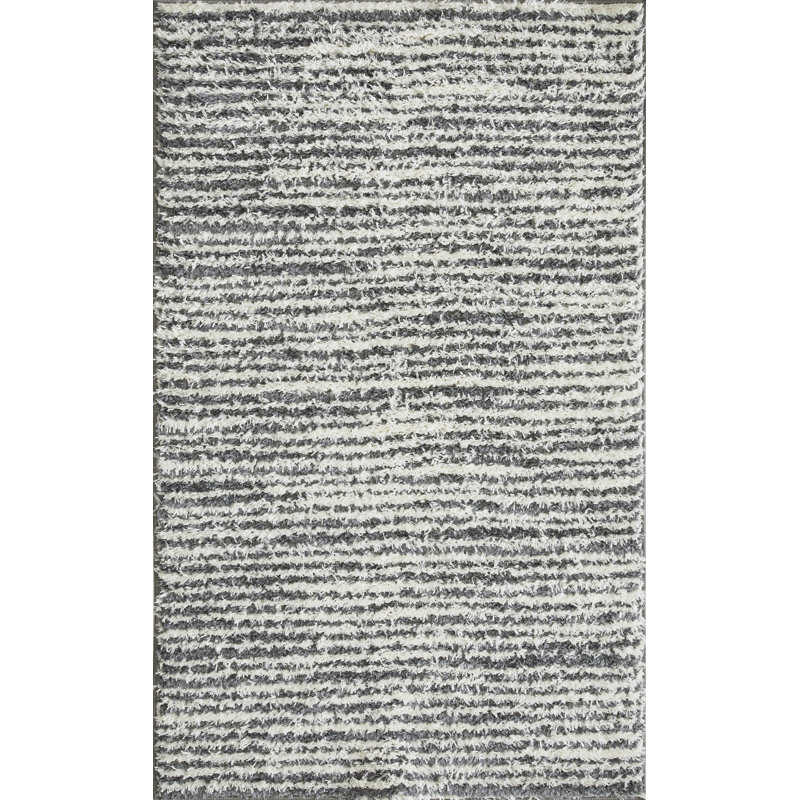 Horey Performance Striped Indoor Rug, Rectangle 3'3" x 5'3"