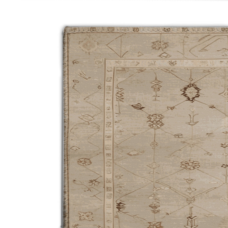 Tapis turc intérieur et extérieur gris, Rectangulaire 2 pi x 3 pi