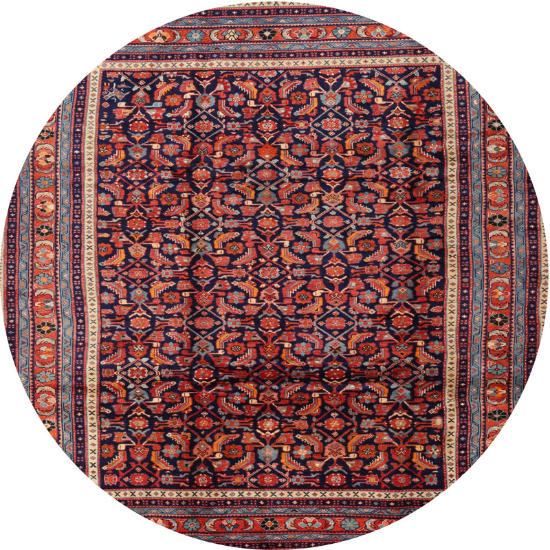 Clausell Oriental Indoor Rug, Round 7'