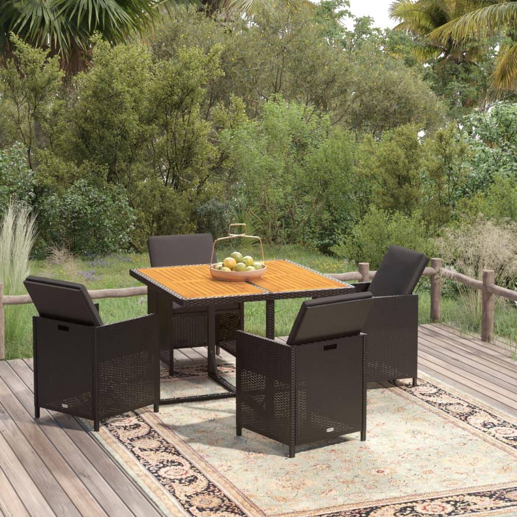 4-Sitzer Gartengarnitur Greenacres aus Polyrattan