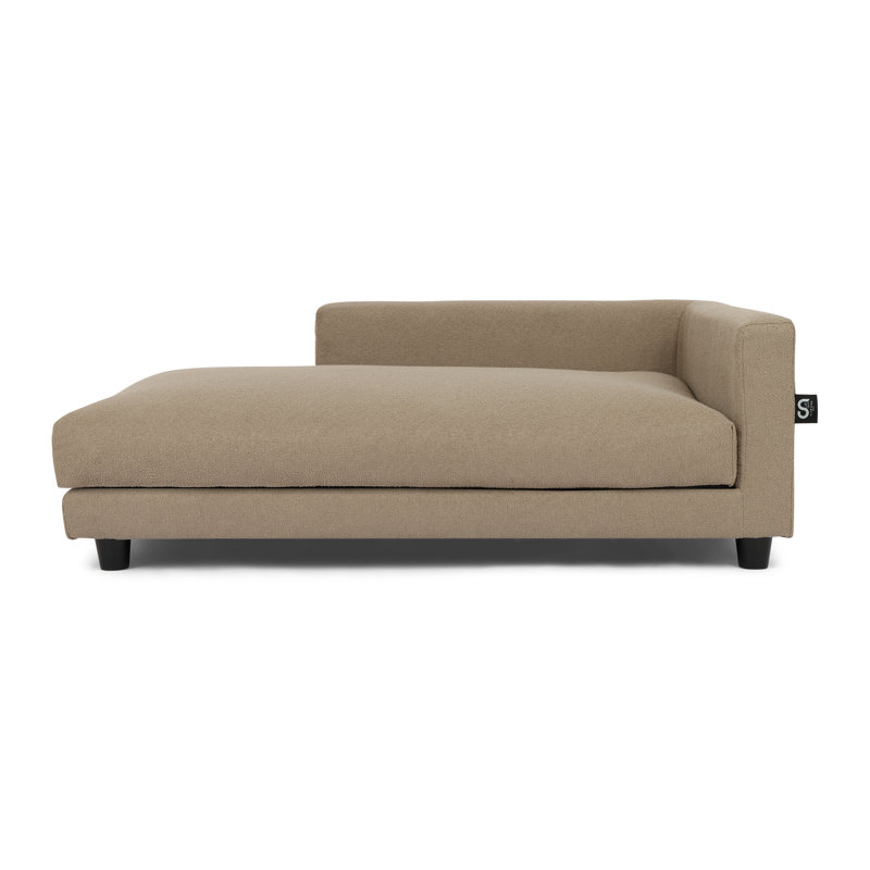 Canapé-lit opulent orthopédique pour chien - brun sable, Brun