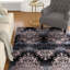 Tapis noir / doré Crigler-574299433
