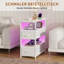 28cm W Metal Bedside Table-616622115