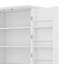 Armoire de rangement avec tiroir et tablette de porte, panier à linge inclinable-1796943703