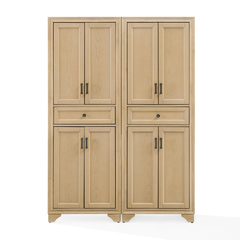 Tara 2-piece Kitchen Storage Pantry Set, Natural
