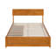 Lit plateforme en bois avec tiroirs de rangement Norla-317705633-317705634