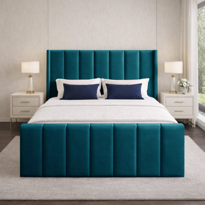 Premium Wingback Storage Bed Frame
