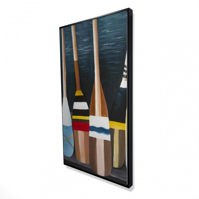 «Colorful Paddles», reproduction sur toile