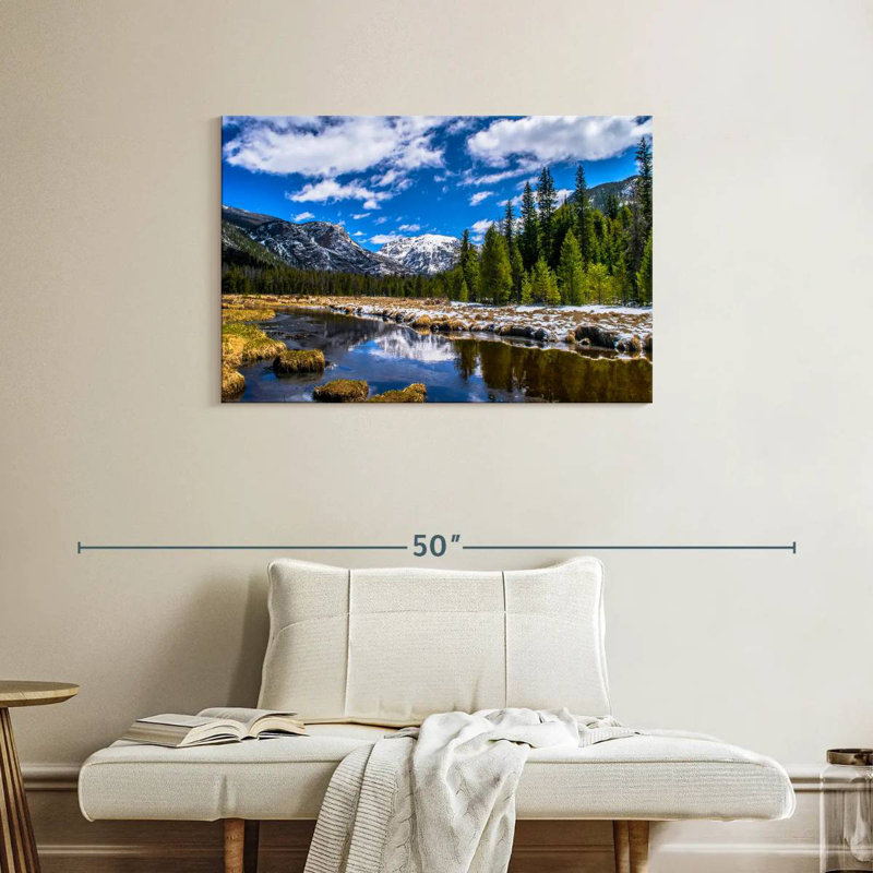 Alvord Rocky Mountain Park en hiver, H 24 po x l 36 po