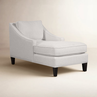 Cotton Upholstered Chaise Lounge