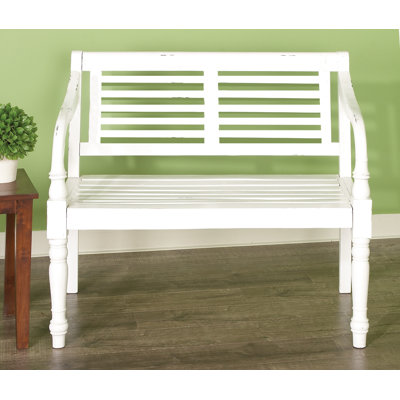 Banc de jardin en bois Great Bend Hall