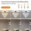 Plafonnier lustre en cristal noir de 20 po, luminaire encastré de luxe moderne 10 lumières, éclairage élégant pour le salon, la salle à manger, la chambre à coucher (sans ampoules)