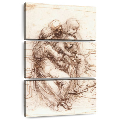 Adella, Sainte Anne, Marie, Christ, enfant et agneau