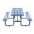 96" Rectangular Picnic Tables Blue-421959967