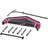 Soozier 4' Foldable Hexagon Indoor Fitness Trampoline with Handlebar-59948822