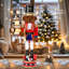 Figurine de Noël casse-noisette-ours en peluche