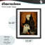 «Cute Ghost & Haunted House», reproduction sous verre encadrée, design par Arlington Prints-1254713828-1254713830