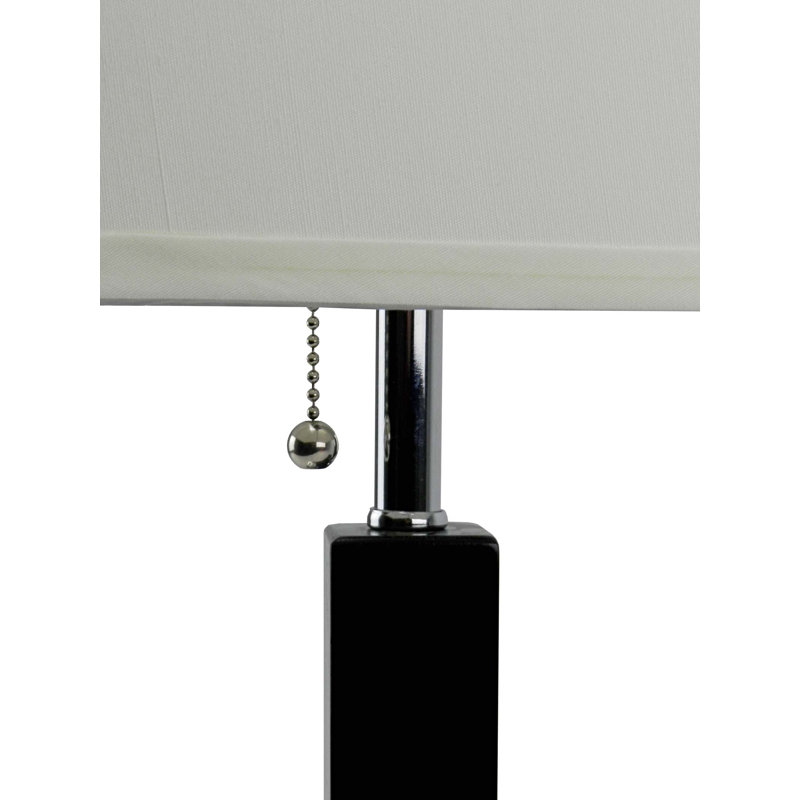 LAMPE DE TABLE EN BOIS CARRÉE DE 26 po H (1 PC / RTC) (0,92 / 5,55)