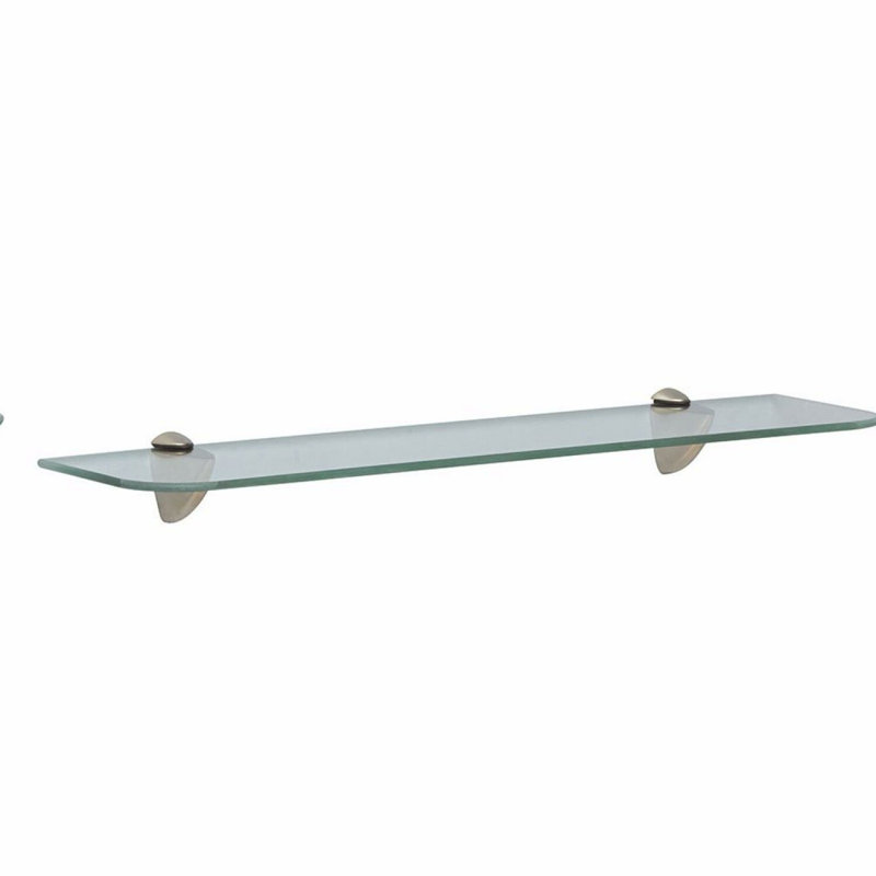 Nickel Elegance Glass Shelf Kit