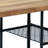Jailynne Metal Base Writing Desk